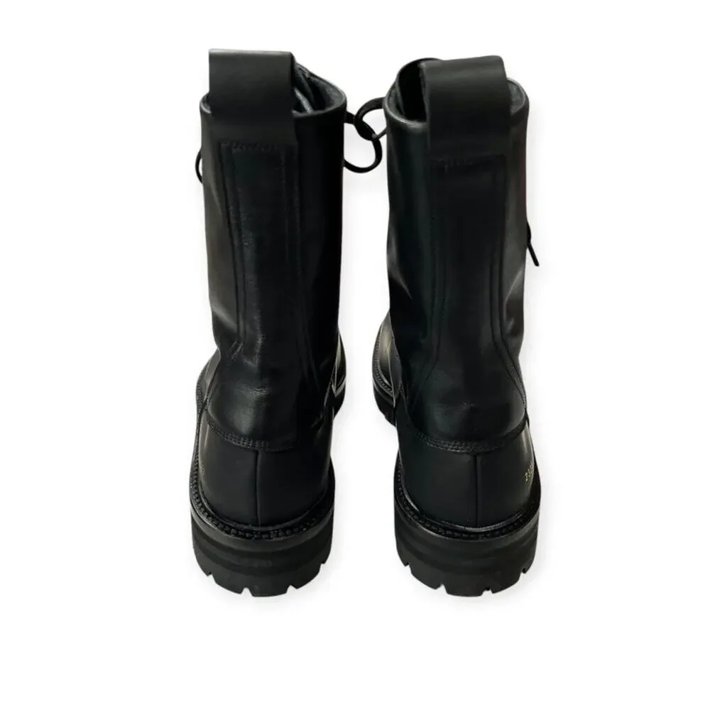 Common Projects Technical Leather Boot Black EU 42 2325 MADE IN ITALY NWT